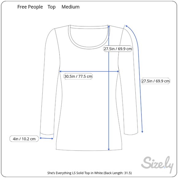 NWT FREE PEOPLE She’s Everything LS Solid in White Size Medium - Picture 13 of 14